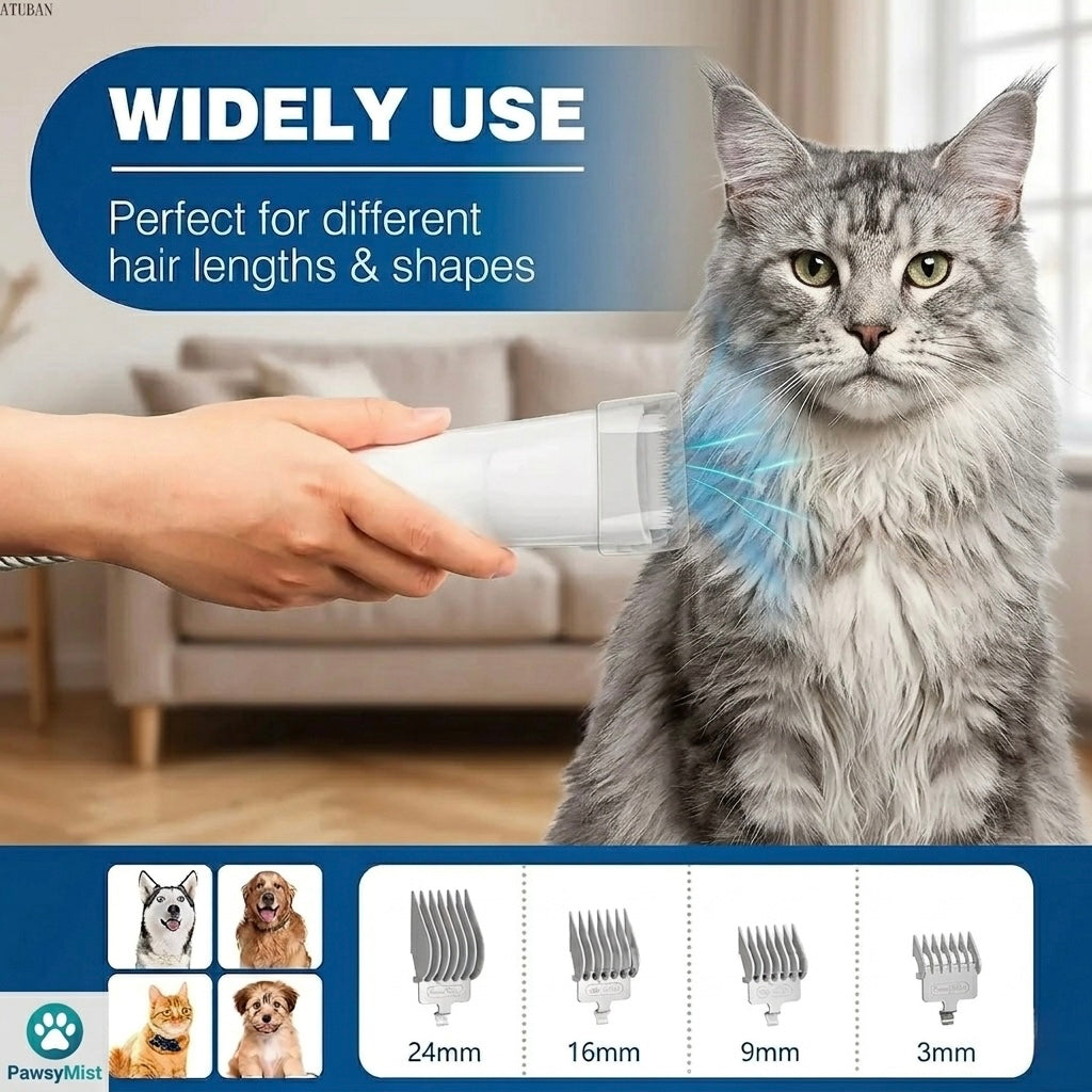 PawsyPro™ – Sistema di Toelettatura con Aspirazione Ciclonica
